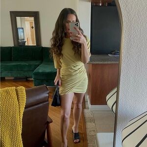 Zara Yellow Mini Dress
